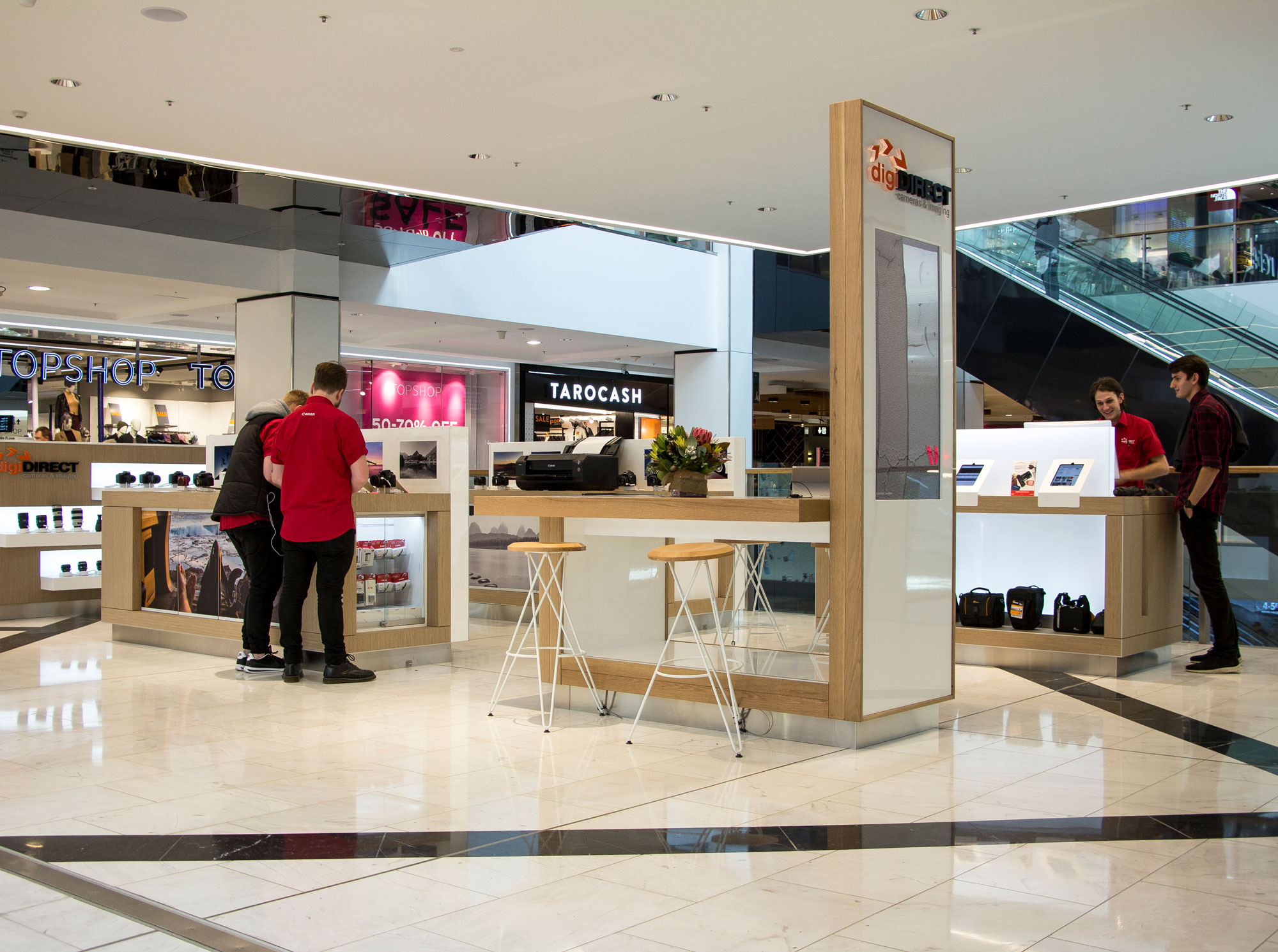 Canon Retail Pop up Kiosk - Westfield