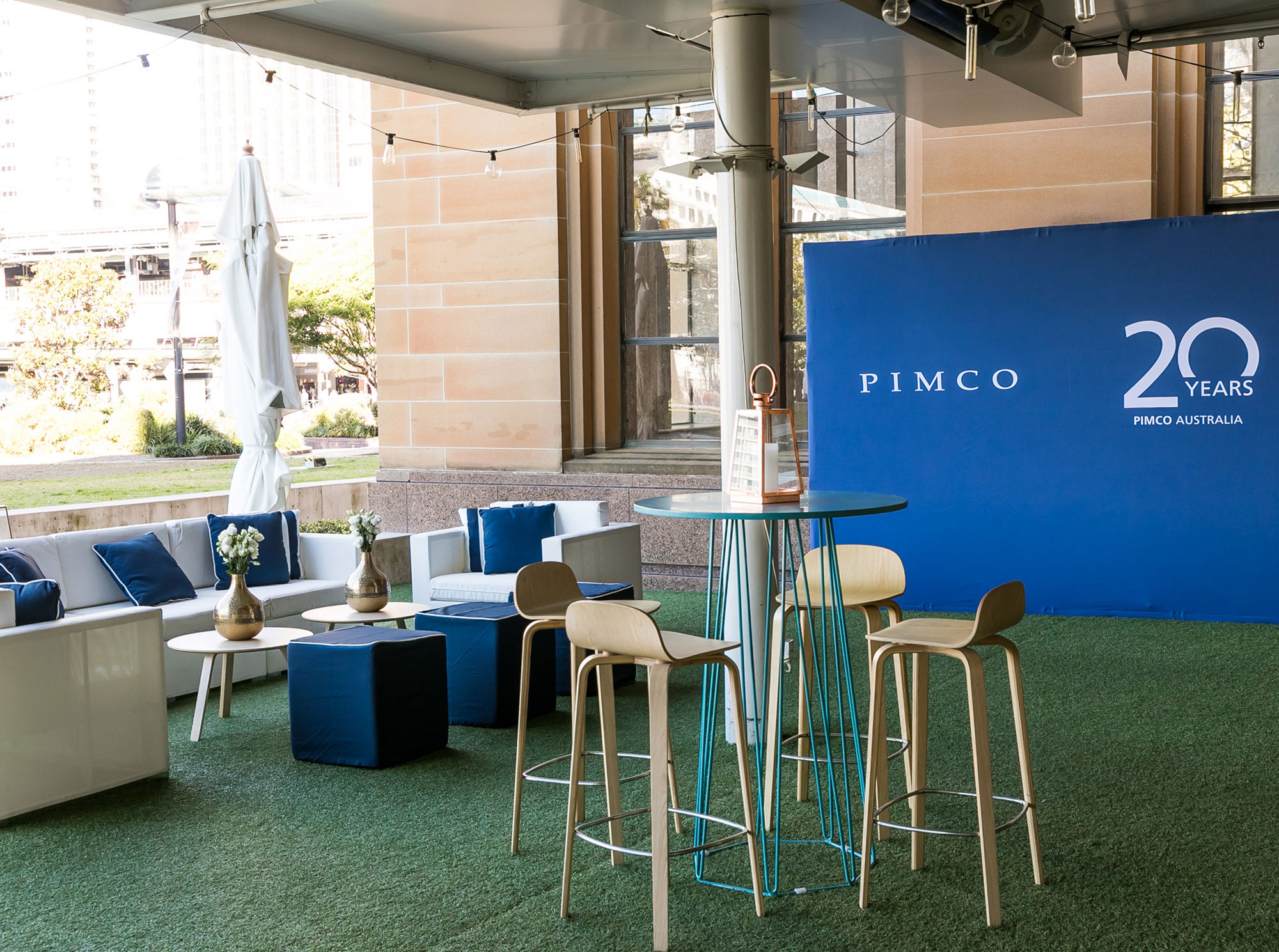 Pimco Event - Fabric media wall